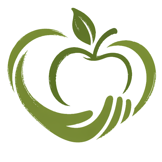 Apfel in Hand
